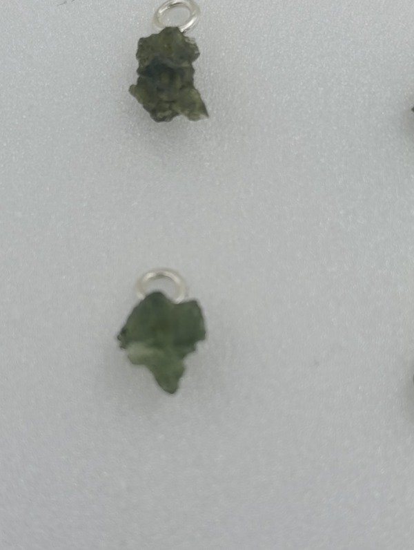 Producto - Dije de piedra moldavita en plata 925 - 4
