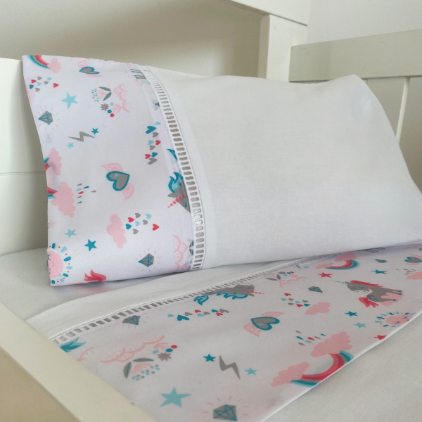 Producto - Juego de sábanas - Unicornios