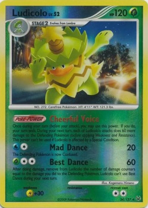 Producto - Ludicolo 034/127 Reverse Holofoil - Platinum