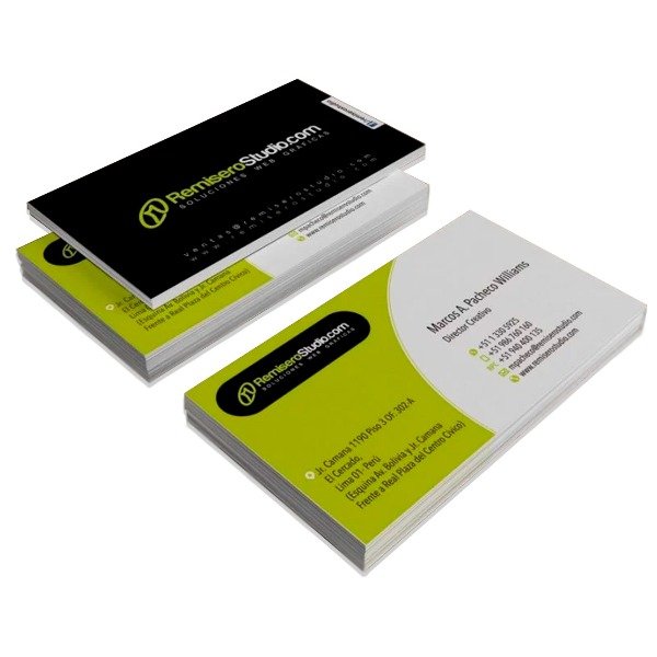 Producto - Tarjetas FULL COLOR DE AMBOS LADOS X 1000 Uds.