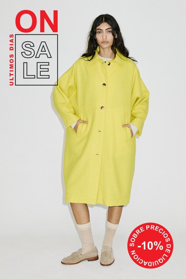 Producto - Tapado Maxi Balloom Lana FW26-MTML