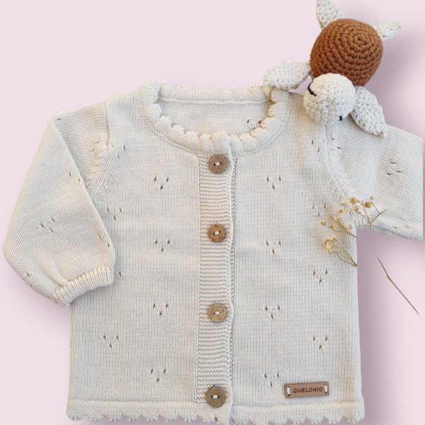 Producto - CAMPERA PUNTILLA CRUDA
