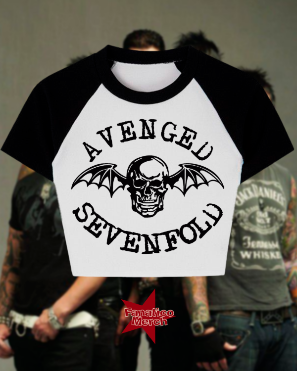 Producto - Baby Tee bicolor - Avenged Sevenfold