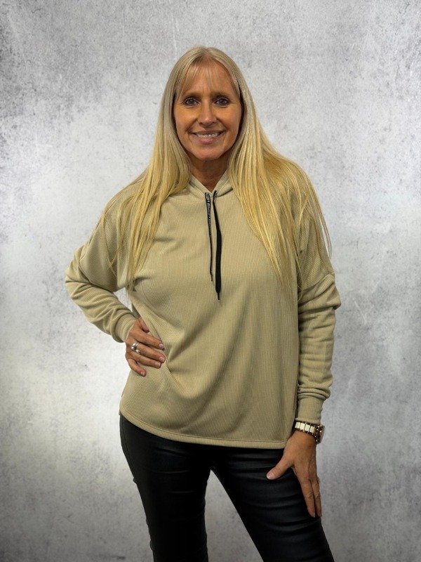 Producto - BUZO KIRA BEIGE MORLEY FRISA
