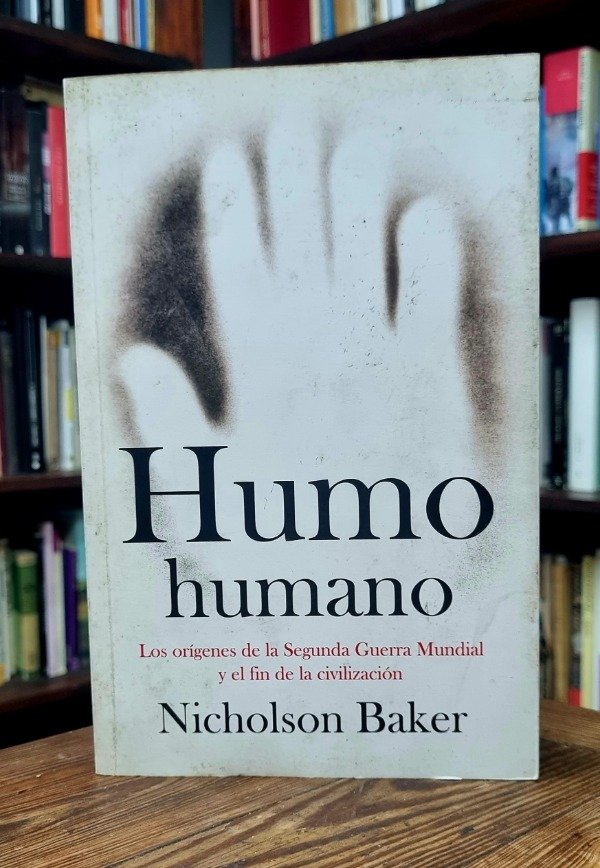 Producto - Humo humano -  Nicholson Baker