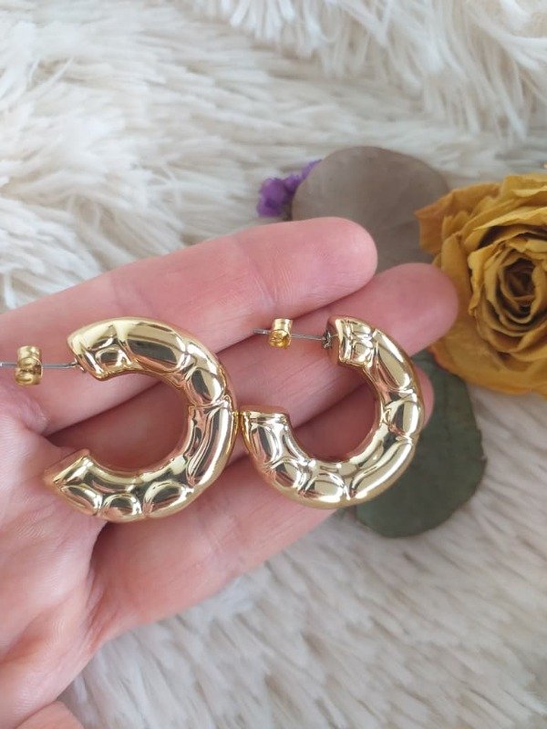 Producto - ADA0132 Aro Inflado Labrado Bijouterie