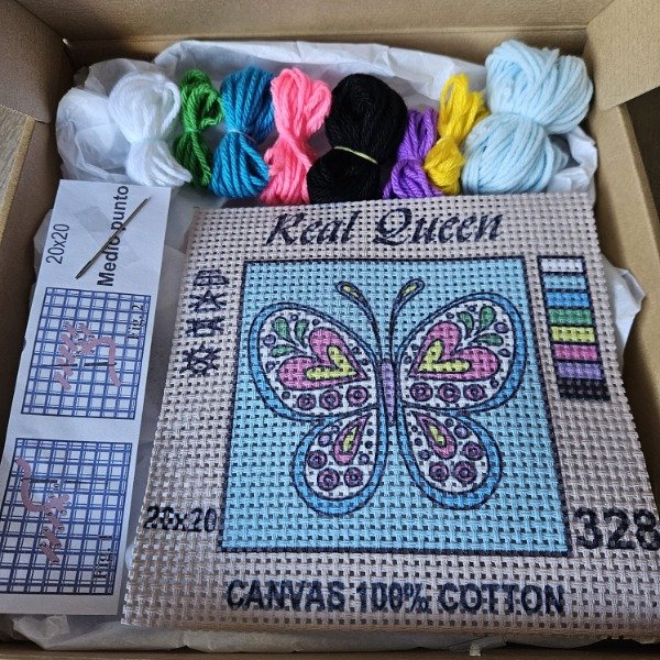 Producto - Kits para Bordar Medio Punto Coloridos