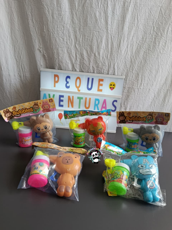 Producto - Burbujero A Fricción Infantil Máquina De Burbujas Surtido