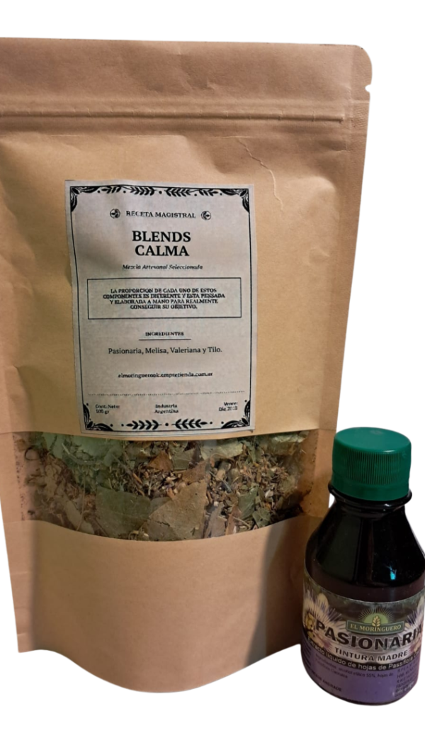 Producto - Combo Calma - Blend + Tintura madre de Pasionaria