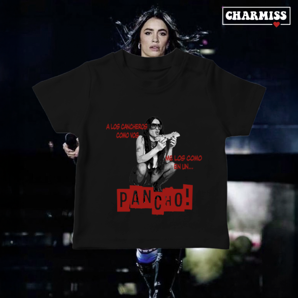 Baby tee a los cancheros como vos me los como en un pancho — imagen 2