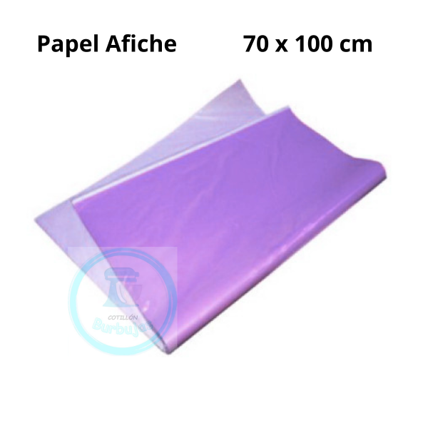 Producto - Papel Afiche Lila 70 x 100 cm
