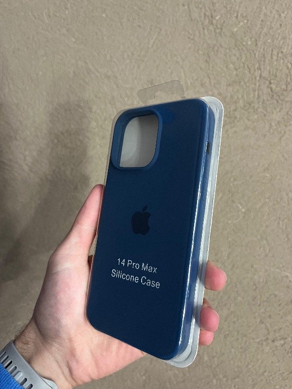 Producto - Silicone 14 pro Max azul