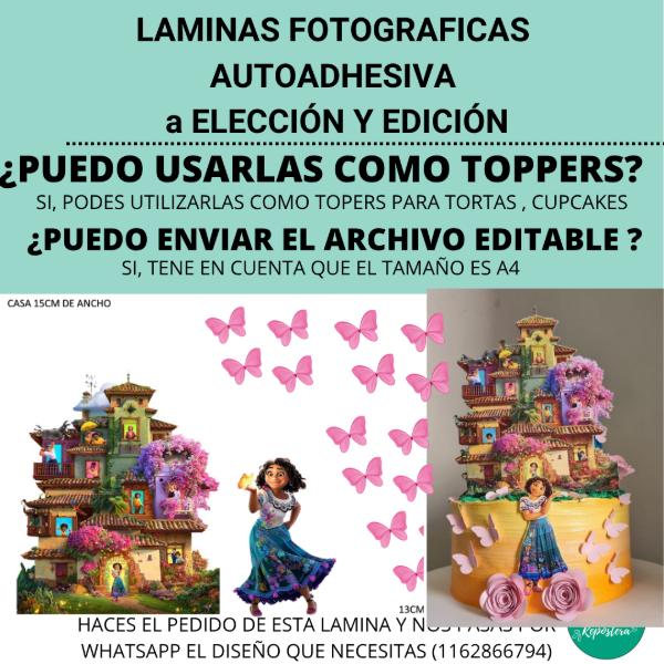 Producto - LAMINA PERSONALIZADA PAPEL FOTOGRAFICO AUTOADHESIVO
