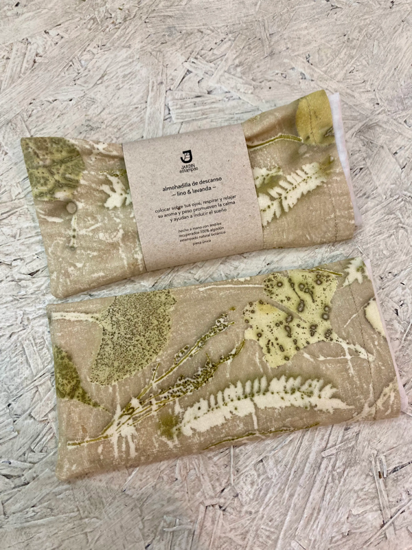 Producto - Almohadillas de descanso con ecoprint - Lino y Lavanda - 8