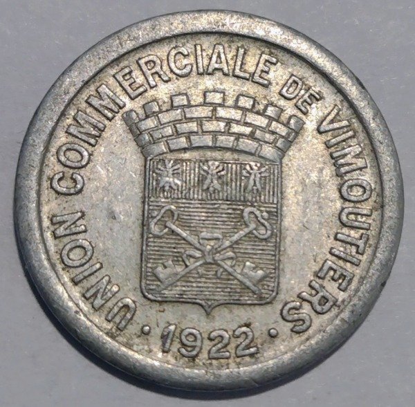 Producto - Francia moneda de emergencia/token comercial 10 cents 1922 - 0