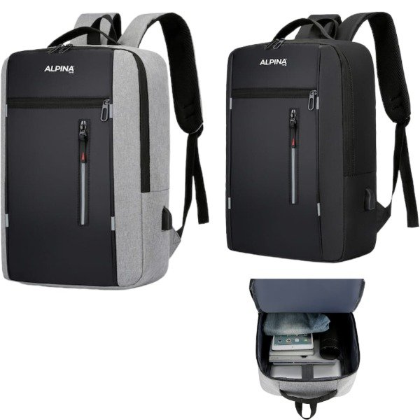 Producto - MOCHILA ALPINA C7 PORTA NOTEBOOK 17" + USB