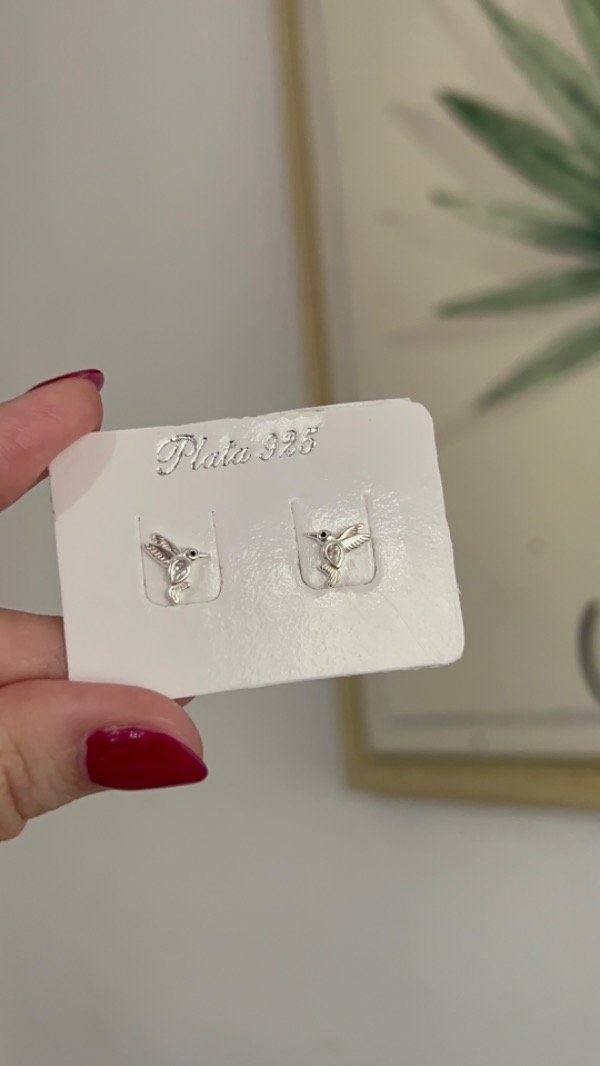 Producto - Aros Colibrí Plata 925