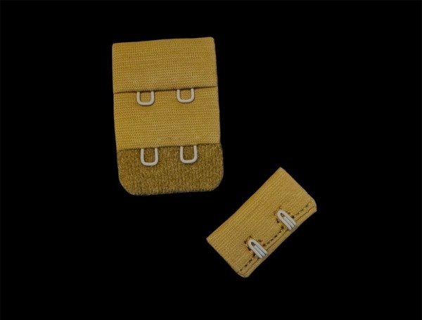 Producto - Gancho de tela Marron 3 cm x 2 posiciones (por unidad)