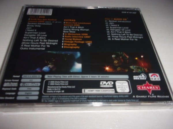Producto - DVD + CD JOHNNY GUITAR WATSON LIVE IN CONCERT NUEVO UK FUNK 41B - 1