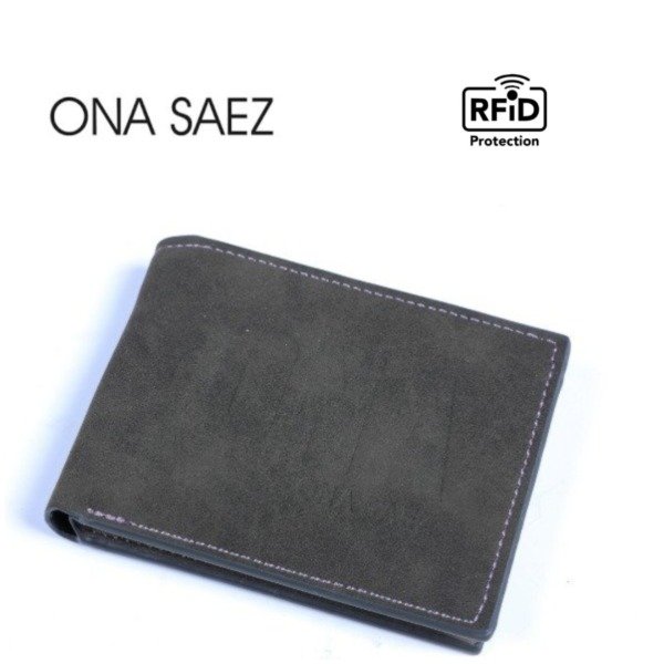 Producto - BILLETERA DE HOMBRE ONA SAEZ TECNOLOGIA RIFD PROTECCION 1375
