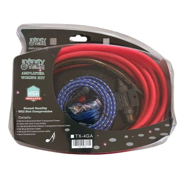 Producto - Kit De Cable Para Potencia Instalación 8 Gauge