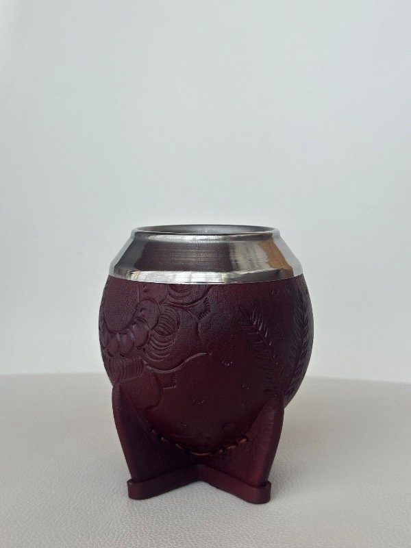 Producto - MATE TORPEDO REPUJADO VIROLA LISA
