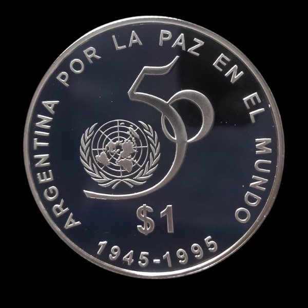 Producto - Argentina (1995) 1 Peso "50 Aniversario ONU"