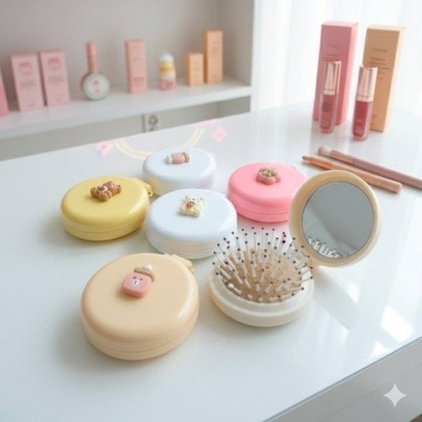 Producto - Espejo con cepillo para cartela