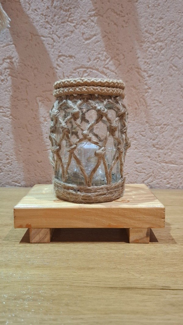 Producto - Frasco tostado con sales aromáticas y vela