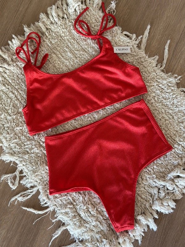 Producto - BL GINEBRA TOP DE ATAR Y LESS ALTA DE MORLEY ROJA