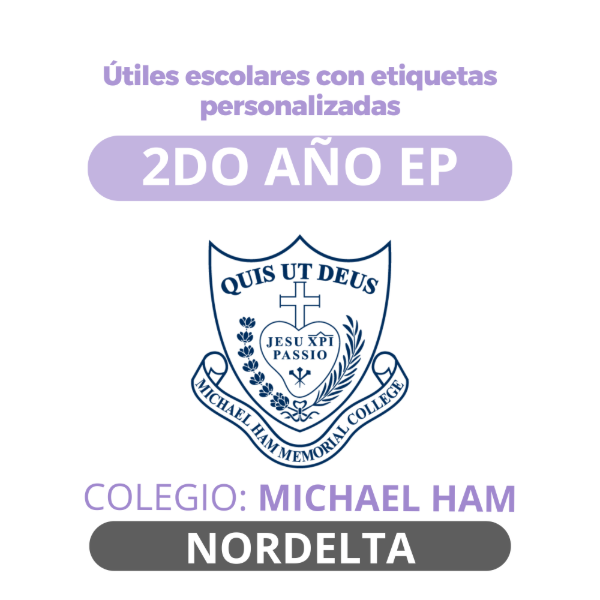 Producto - Caja Escolar - Colegio Michael Ham - 2DO AÑO EP -  NORDELTA