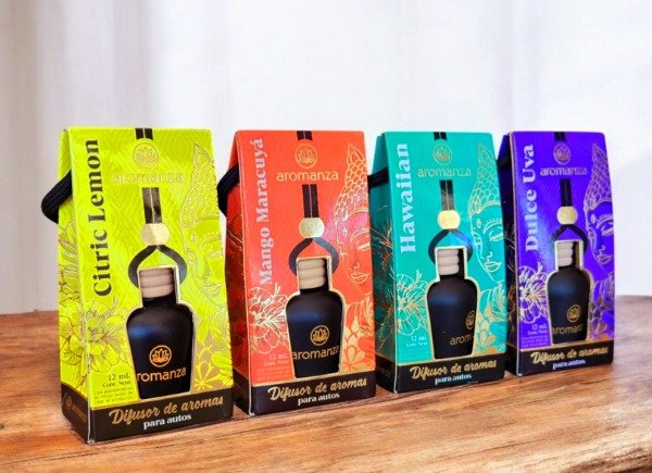 Producto - Aromatizante de auto "Aromanza" 12 ml