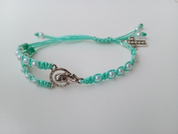 Producto - Pulsera denario con cruz o angelito