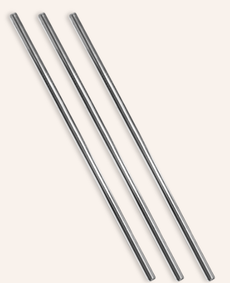 Producto - Pajita Curva y Recta de Acero Inoxidable - 0
