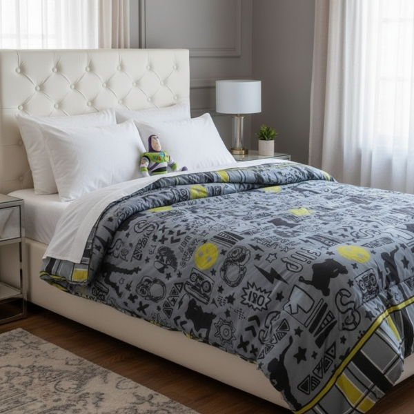 Producto - Acolchado Juvenil/Infantil "Music" 1 1/2 Plaza