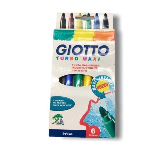 Producto - Marcadores Giotto Turbo Maxi x6
