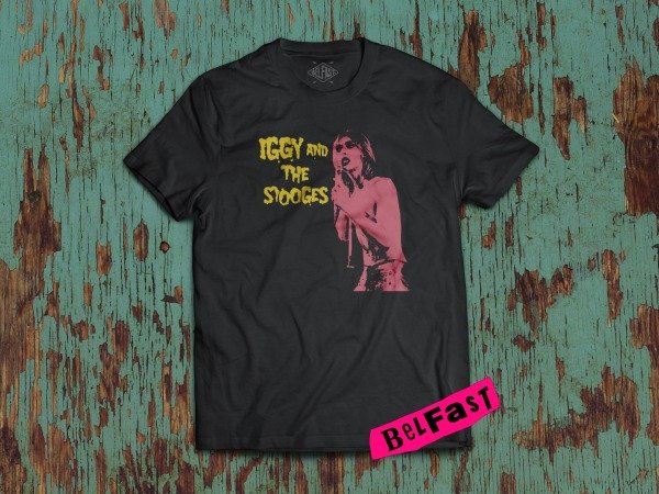 REMERA IGGY POP PINK STOOGE