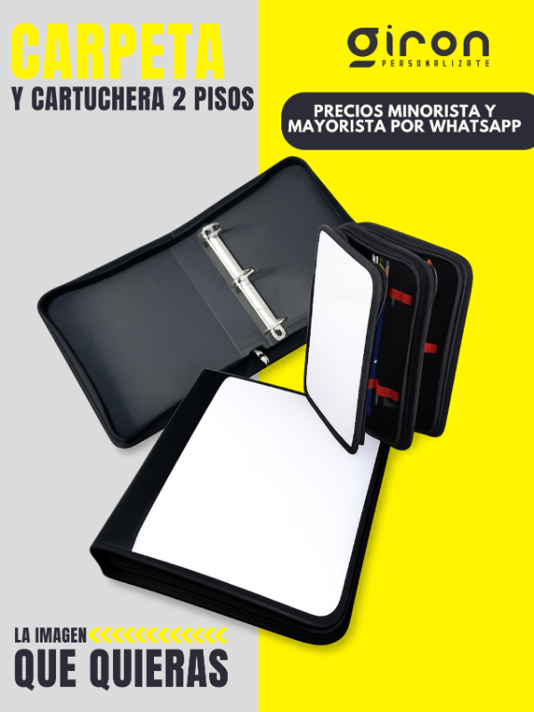 Producto - CARPETA + CARTUCHERA 2 PISOS