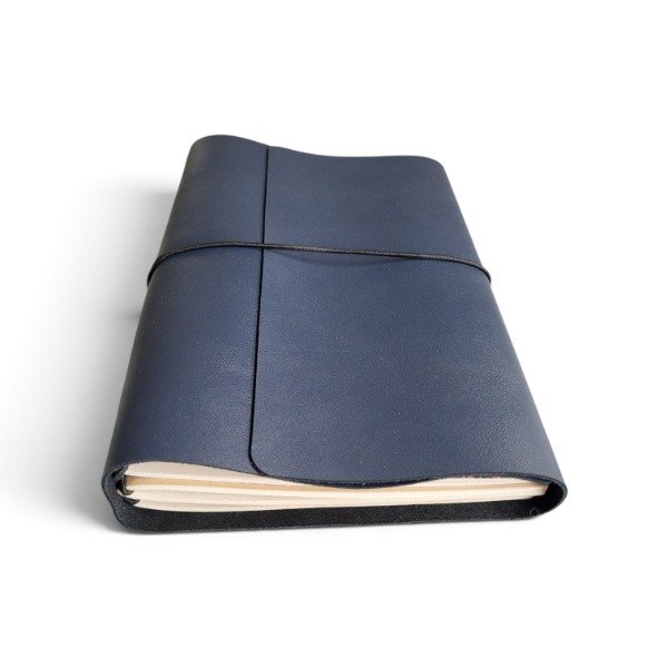 Producto - Midori Cuero A5 (15x21) Azul - 1