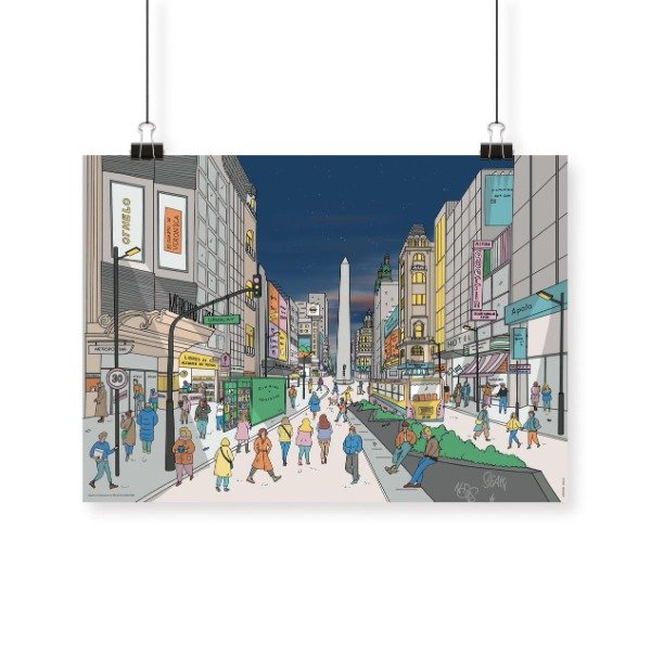 Producto - Av Corrientes de noche