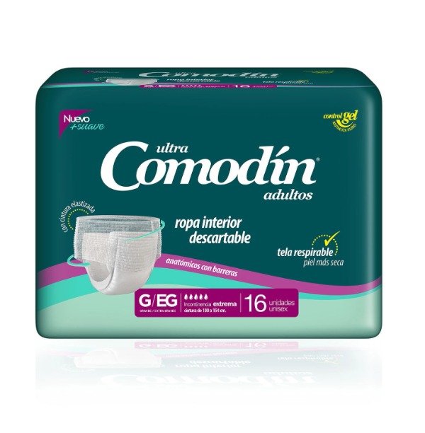 Producto - ROPA INTERIOR DESCARTABLE ANATOMICA COMODIN - TALLE G/EG- 16U