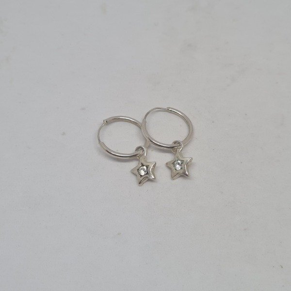 Producto - Argolla estrella cubic 12mm