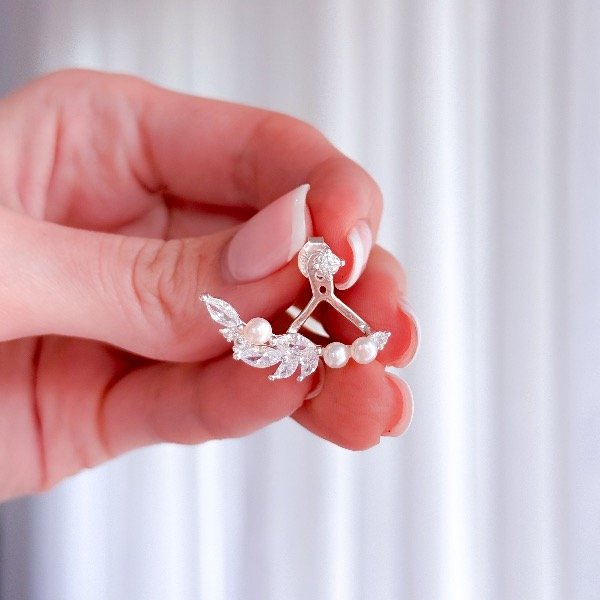 Producto - Aros Espiga Mini Perlas (AB-663)