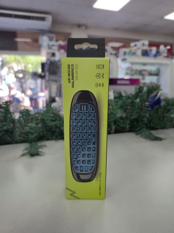 Producto - Teclado para TV Box Air Mouse Inalambrico 2.4ghz RGB Noga NKB-AIR RGB