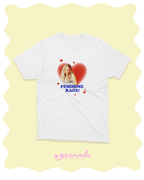 Remera "feminine rage"