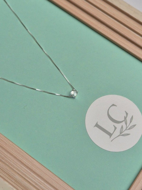 Producto - Cadena c/ Dije Strass Plata