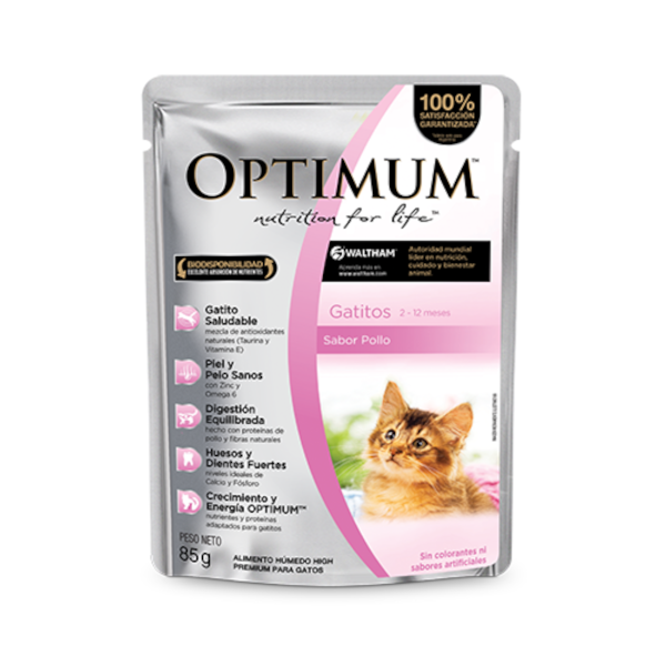 Producto - Optimun Gatitos x 85g