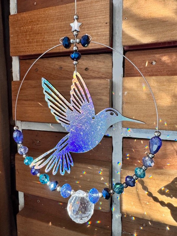 Producto - Colibrí tornasol gama azul