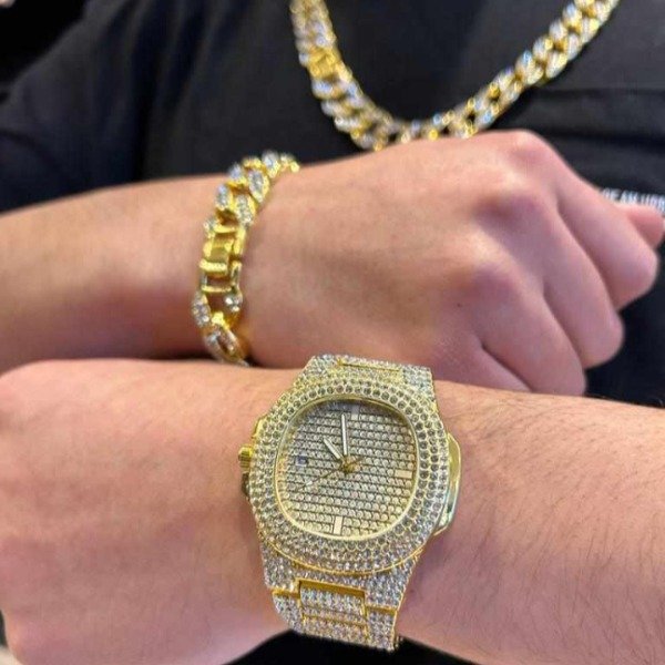 Producto - Reloj NY ice golden - 2