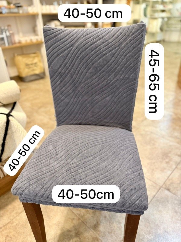Producto - FUNDA PARA SILLA GRIS OSCURO